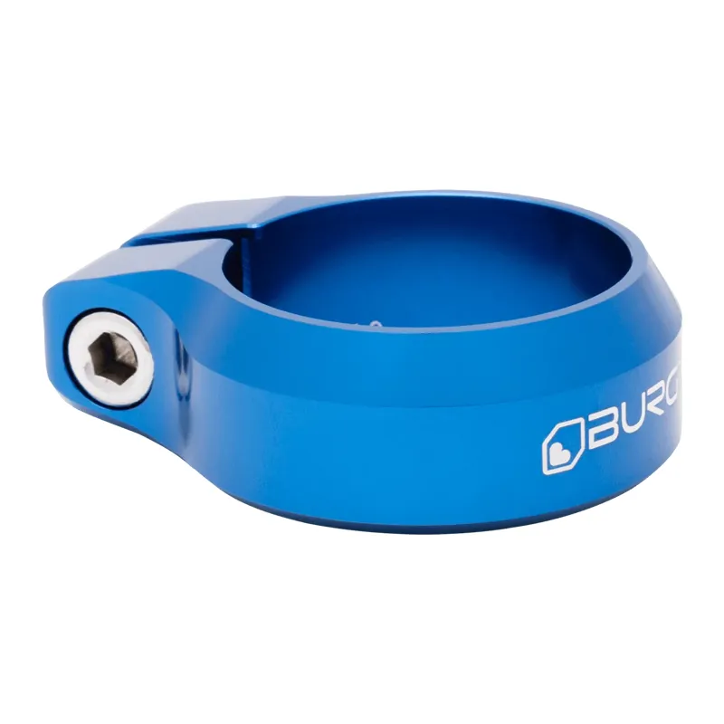 Burgtec Seat Clamp - 34.9mm Diameter - Deep Blue