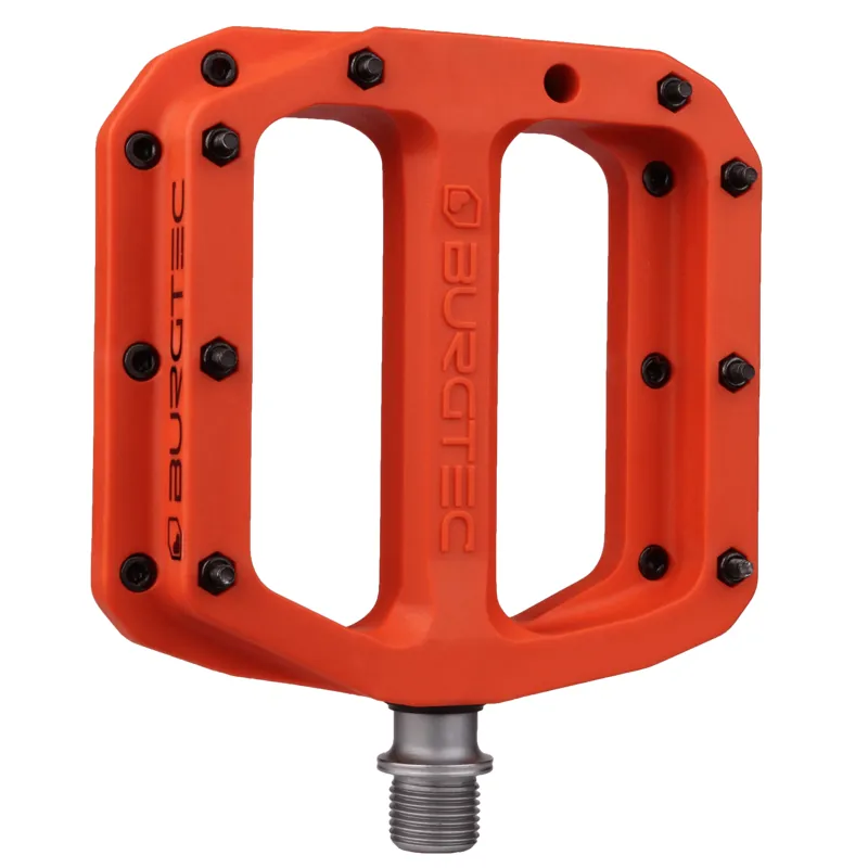 flat pedals orange