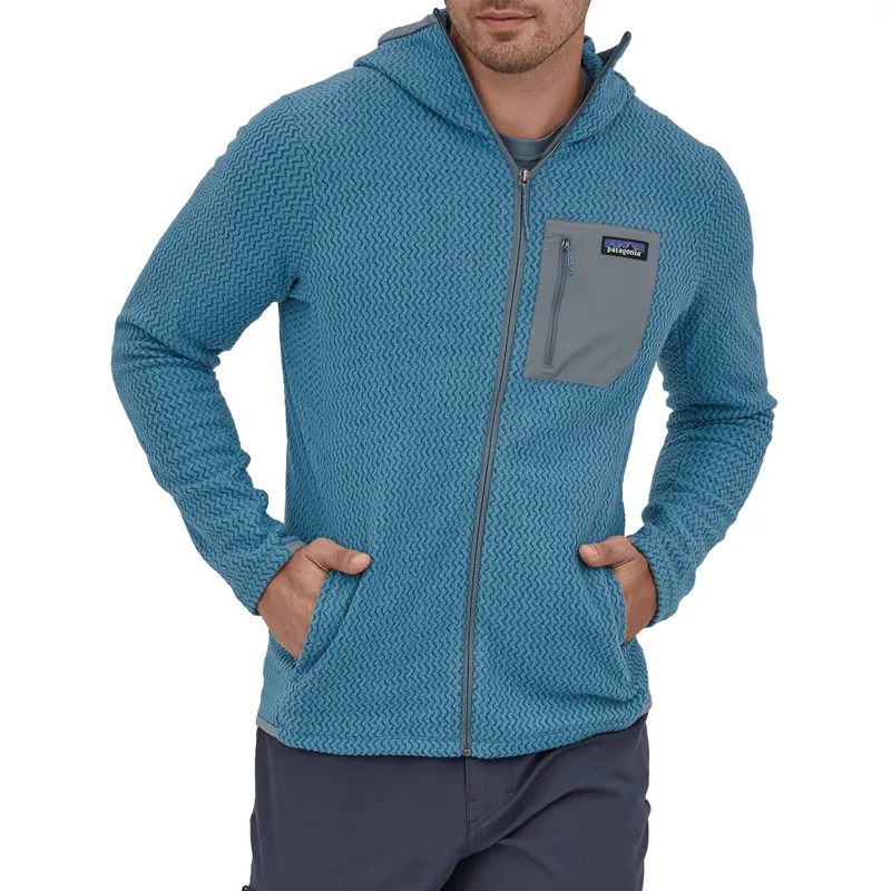 Patagonia Men's R1 Air Full-Zip Hoody in Wave Blue-1
