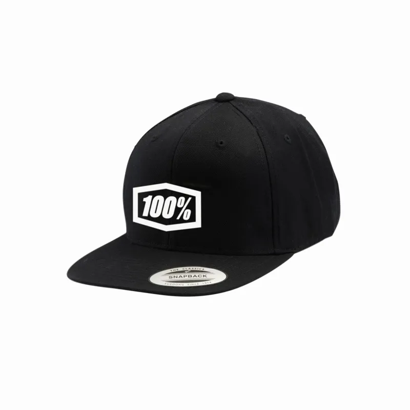100 Percent Essential Youth Snapback Cap - Black