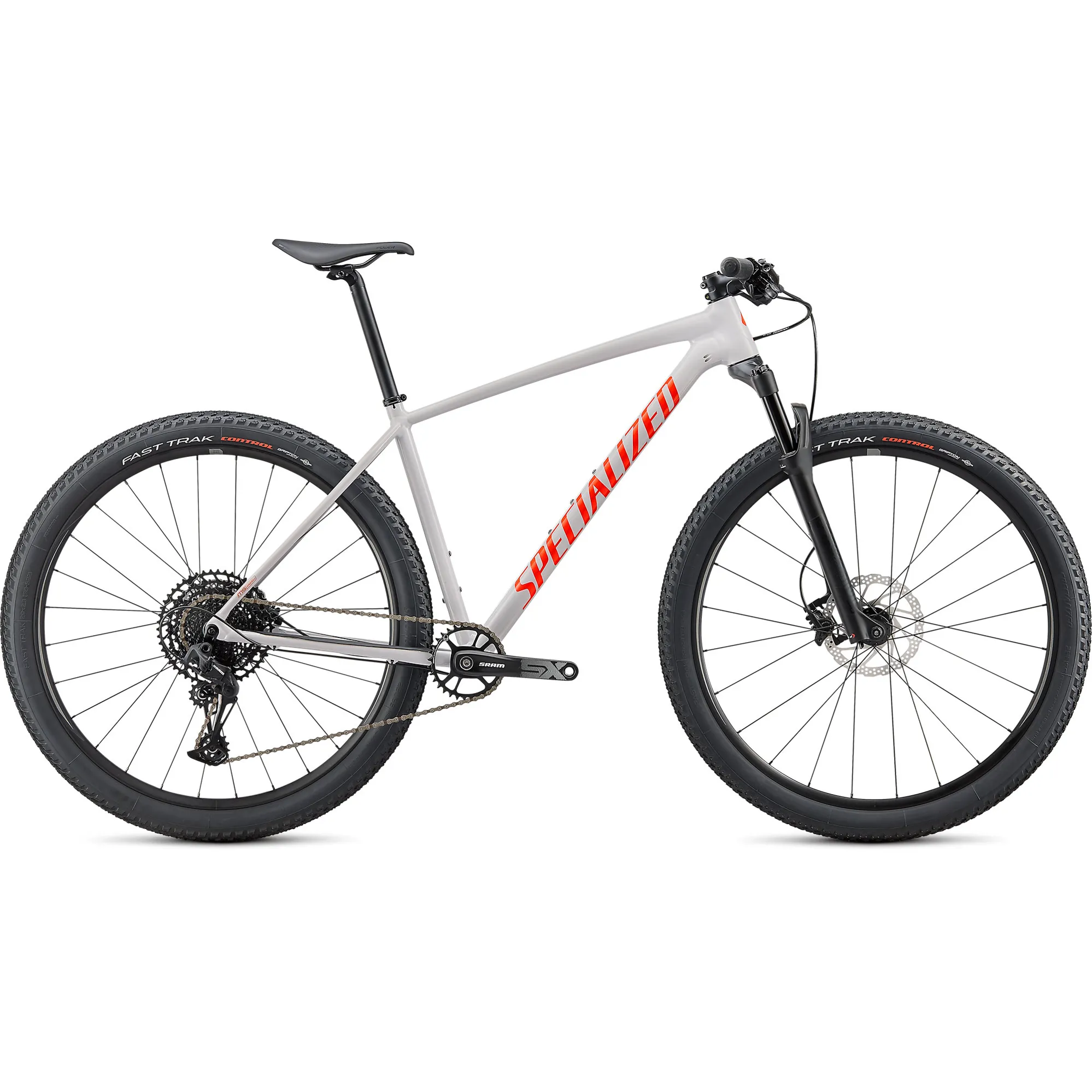 2020 Specialized Chisel Comp Hardtail Mountain Bike Dove Grey/ Red