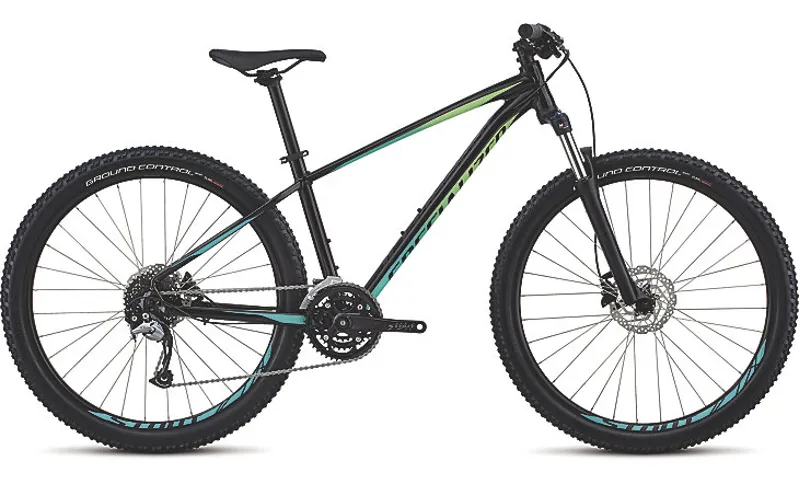 Specialized 2018 Pitch Comp 650b - Gloss Black/Acid Kiwi/Acid Mint