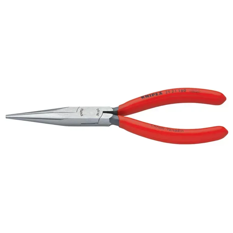 Knipex Long Nose Pliers No. 7 in Red/Silver