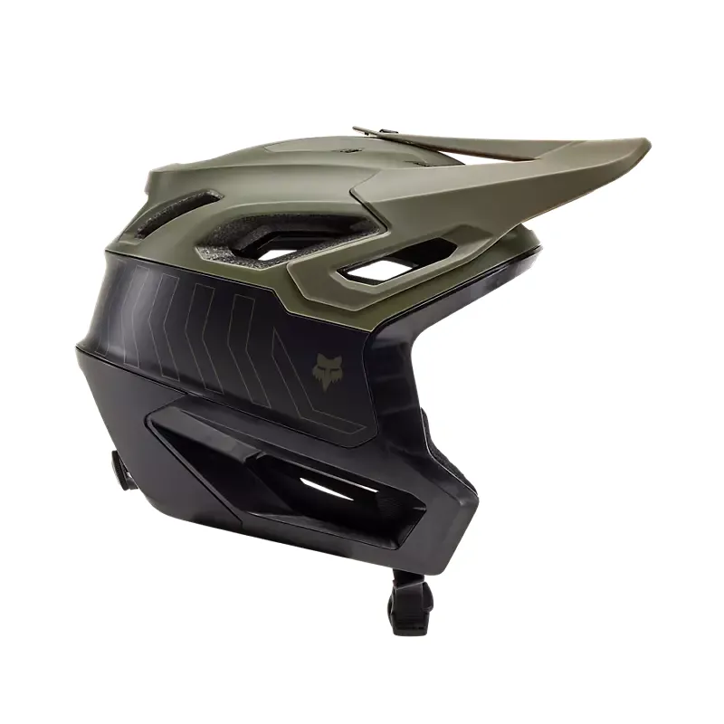 Fox Dropframe Pro RUNN Helmet - Olive Green