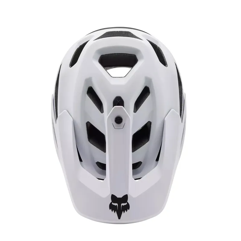 Fox Dropframe Pro Helmet - Black/White/Red-3