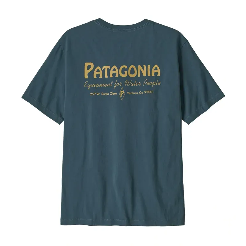 Patagonia Water People Banner T-Shirt in Summit Blue