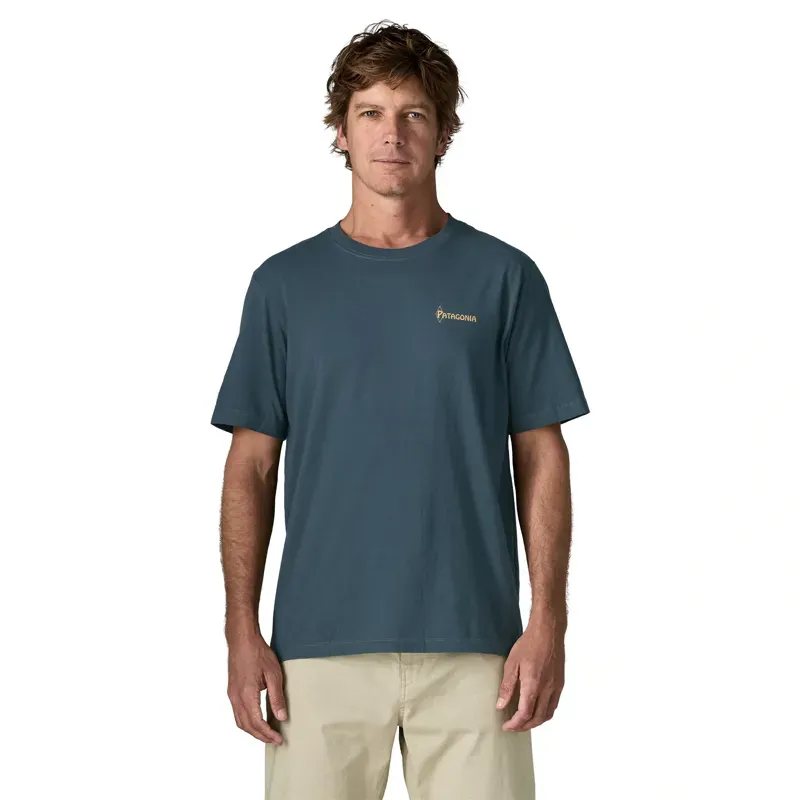 Patagonia Water People Banner T-Shirt in Summit Blue-1
