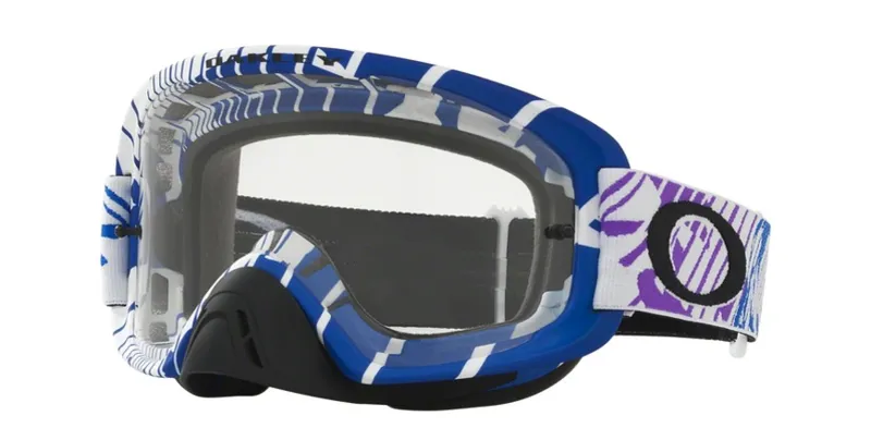 Oakley O-Frame 2.0 MX Goggles - SkullRushmorePurpBlue w/ Clear Lens