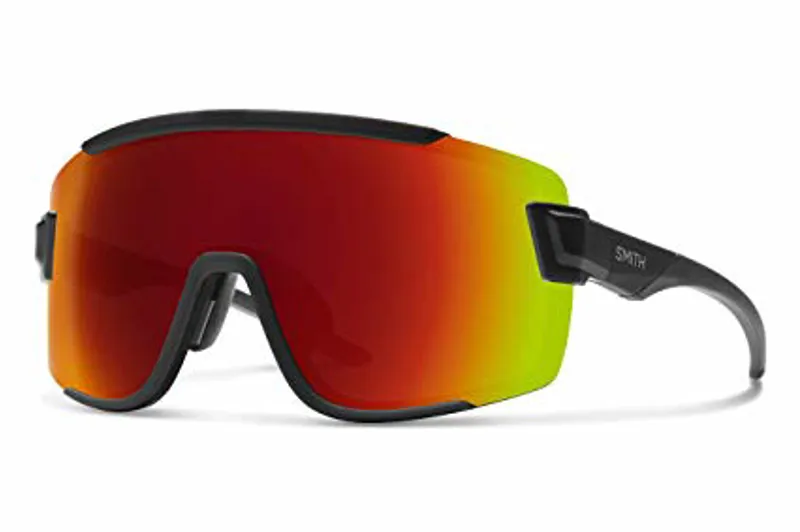Smith Wildcat Matte Black Glasses - ChromoPop Red Mirror Lens