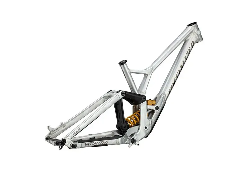 Specialized Demo Race Downhill Mountain Bike Frameset in Silver/ Gunmetal-3