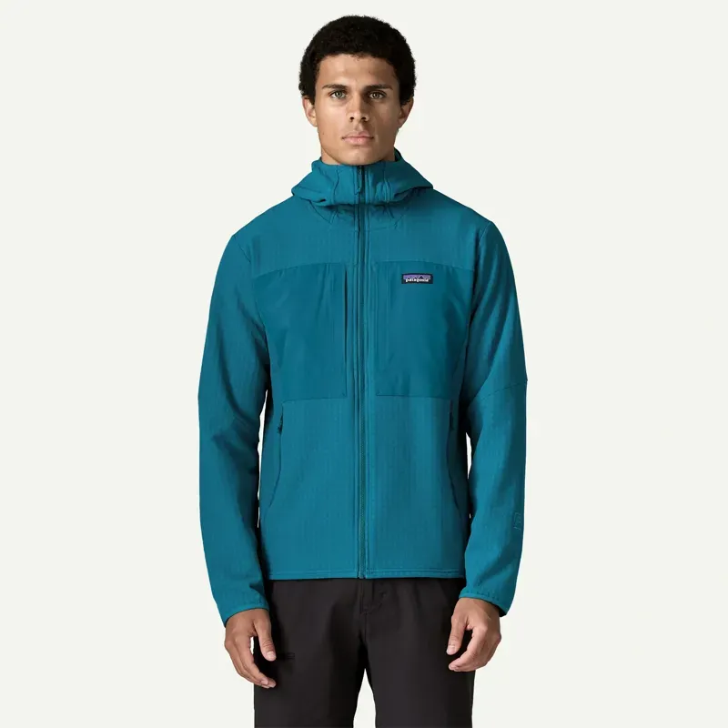 Patagonia R2 TechFace Hoody in Glacial Blue-1