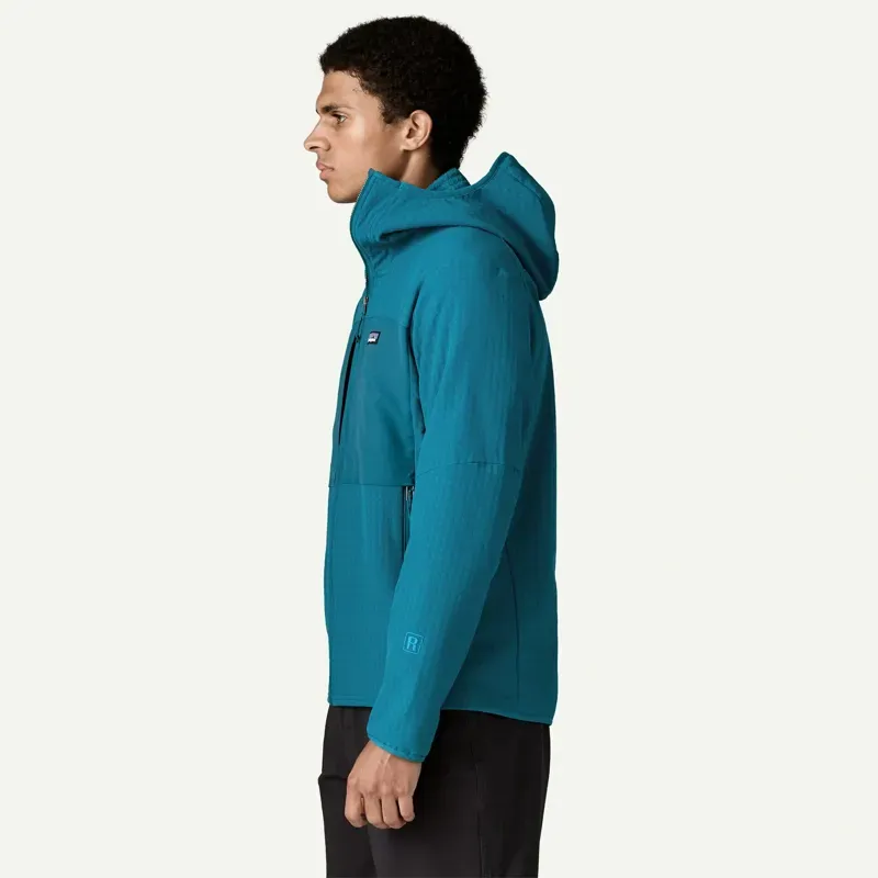 Patagonia R2 TechFace Hoody in Glacial Blue-3