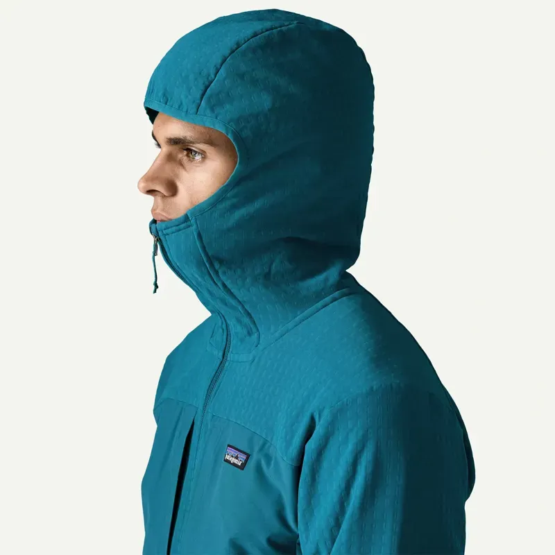 Patagonia R2 TechFace Hoody in Glacial Blue-4