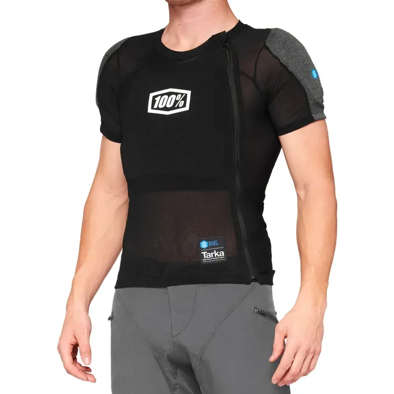 100% Tarka Short Sleeve Body Armour in Black - Small