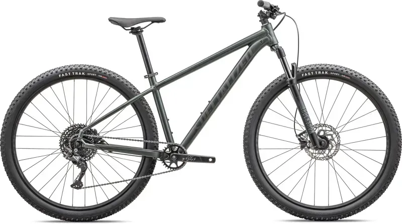 Specialized Rockhopper Comp Hartail Mountain Bike in Oak Green