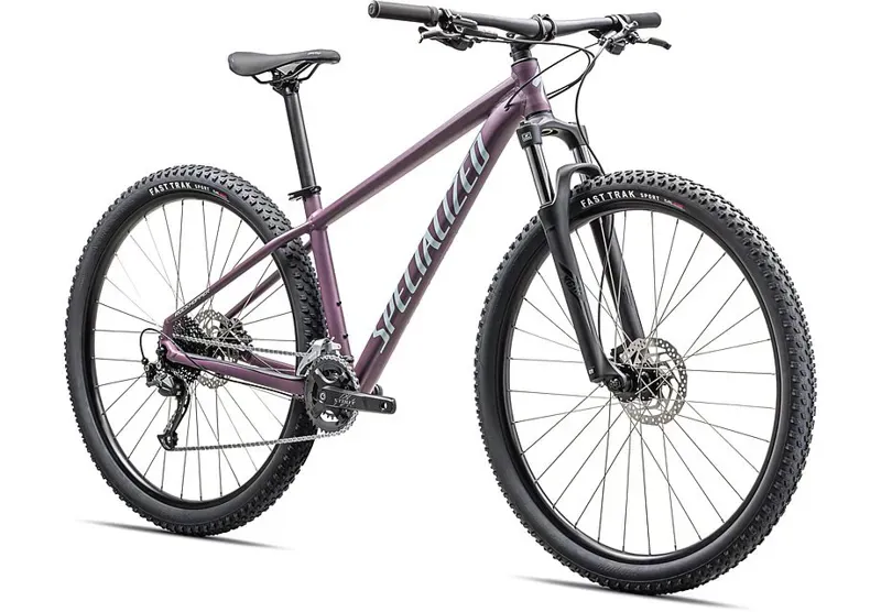 Specialized Rockhopper Base Hardtail Mountain Bike  in Cast Lilac / Sea Foam-2