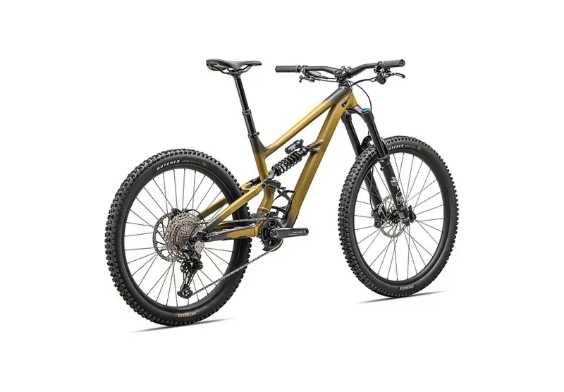 Specialized Status 2 170 MTB in Satin Harvest Gold/Obsidian/Dune White-3