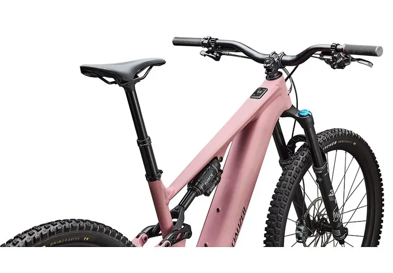 Specialized Turbo Levo 4 Comp Alloy E-MTB in Dusky Pink and Cypress-4