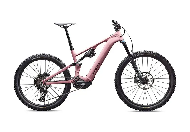 Specialized Turbo Levo 4 Comp Alloy E-MTB in Dusky Pink and Cypress-1