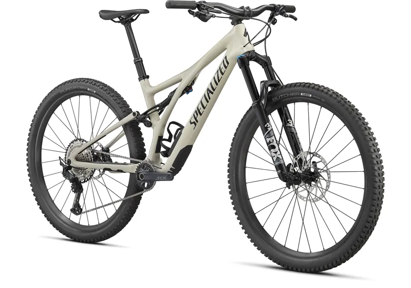 Specialized Stumpjumper Comp Carbon Mountain Bike in White-4