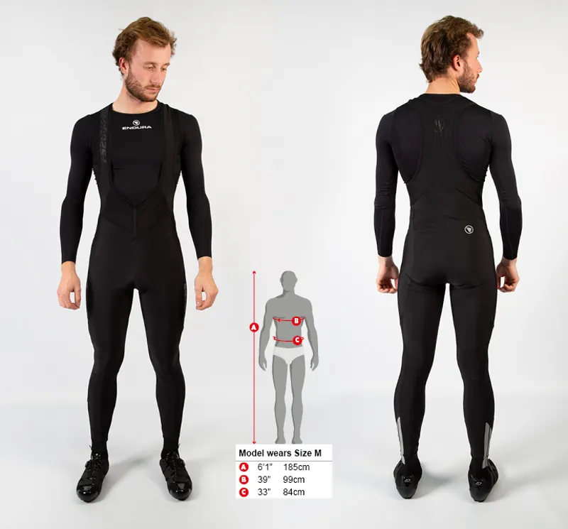 2017 Endura FS260 Pro Thermo Bibtight in Black-3