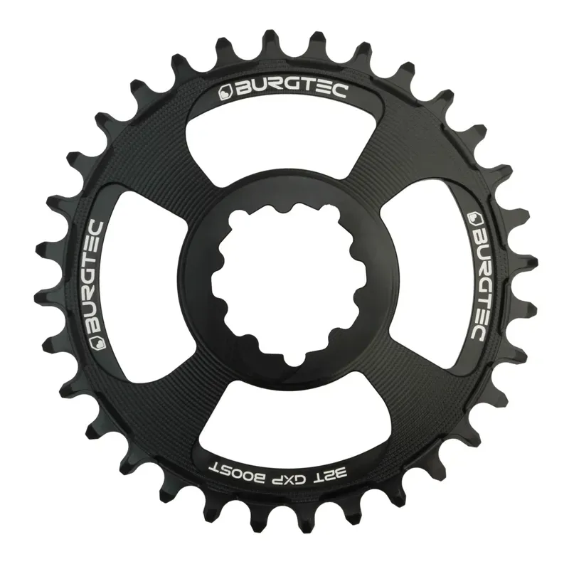 Burgtec GXP Boost 3mm Offset Thick Thin 28T Chainring in Black