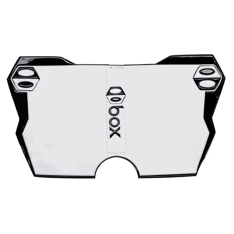 Box Phase 2 Side Number Plate White