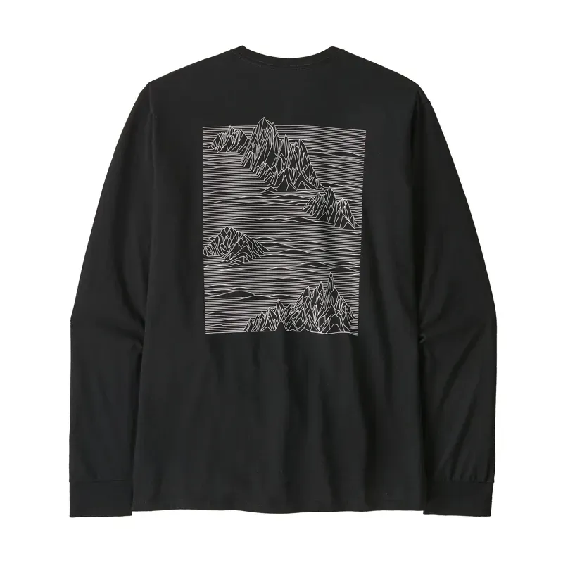 Patagonia Long Sleeve Strataspire Responsibili-Tee in Black