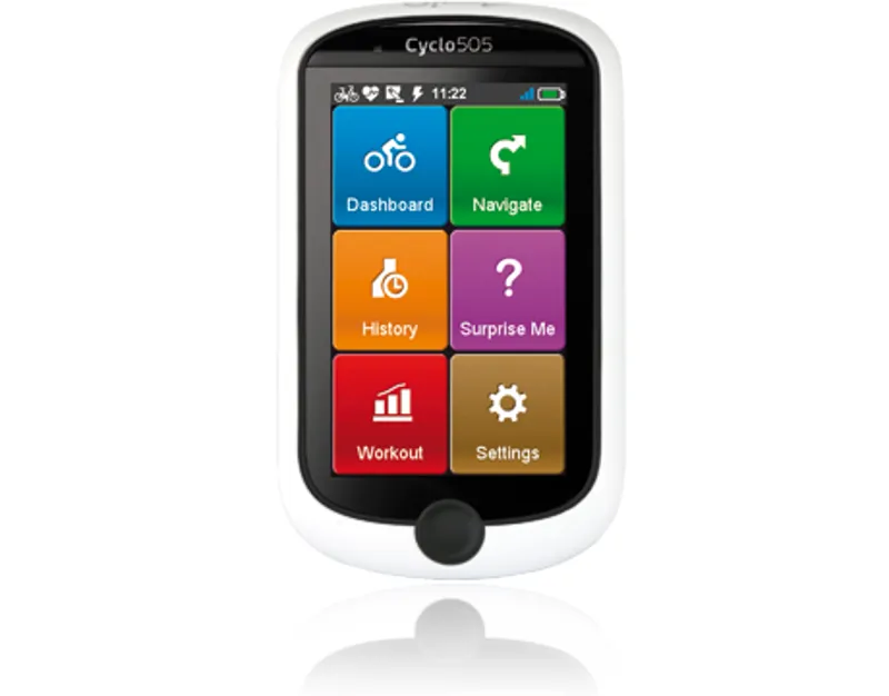 Mio Cyclo 505 HC Cycle Computer Bundle - White