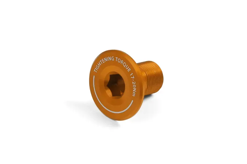 Hope Crankset Shaft End Cap in Orange