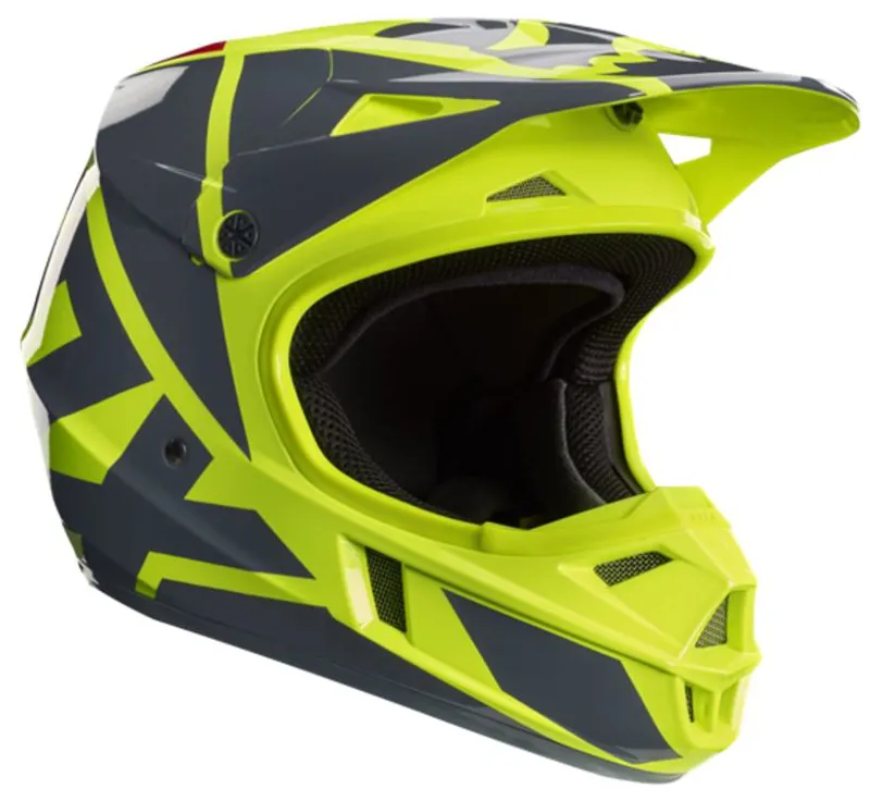 Fox Junior V1 Fullface Yellow