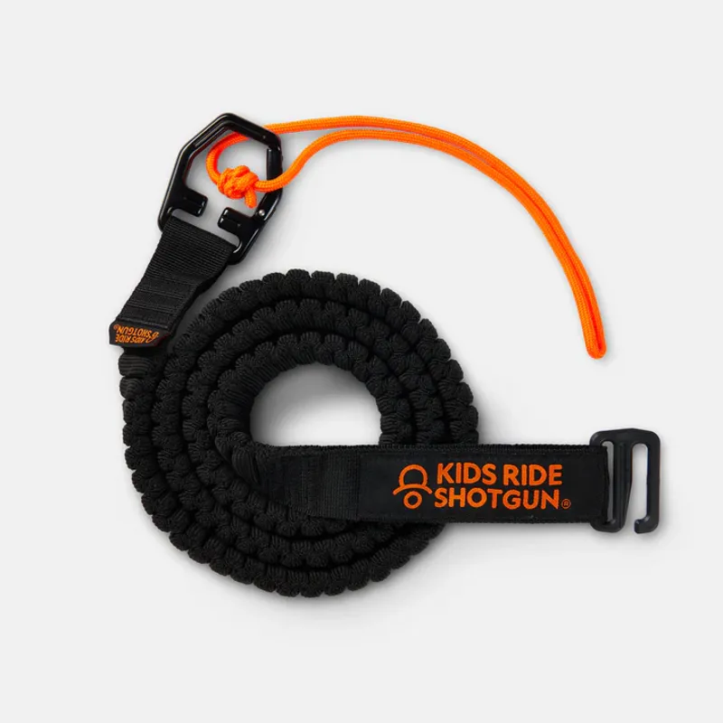 Kids Ride Shotgun - Quick Fit MTB Tow Rope - Black