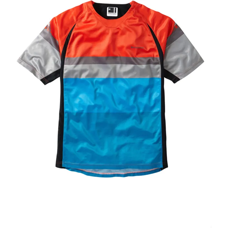 Alpine Short Sleeve Jersey - Chilli red / Blue