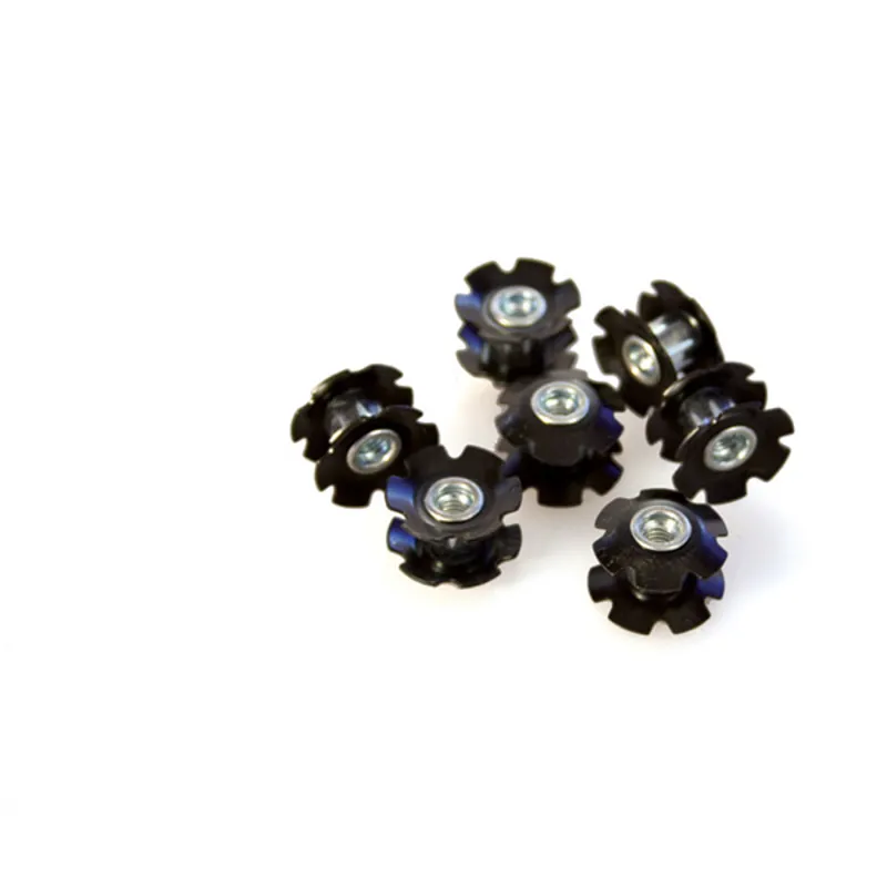 M Part 11/8in 25.4mm 10 pack Star Nuts in Black £0.99