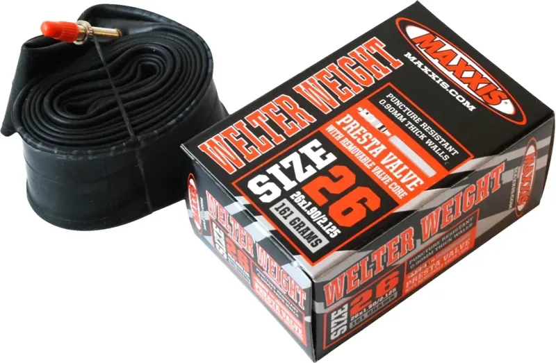 Maxxis Welterweight Tubes 0.80mm Wall in Black