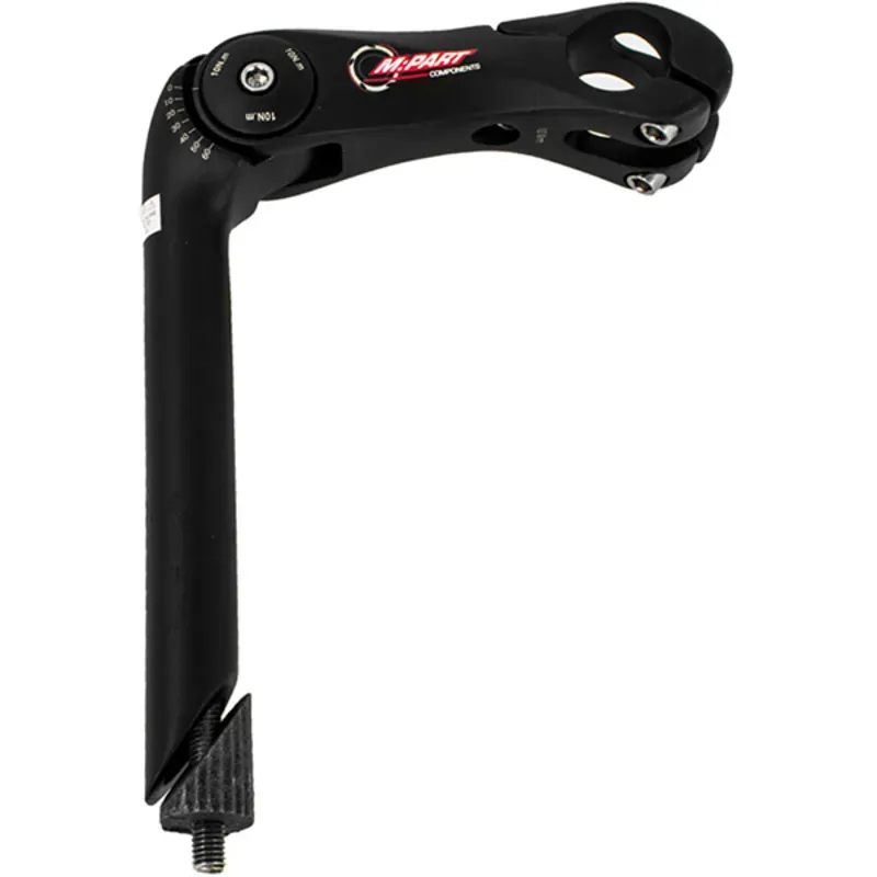 M Part Adjustable 1in Front Load Quill Stem in Black