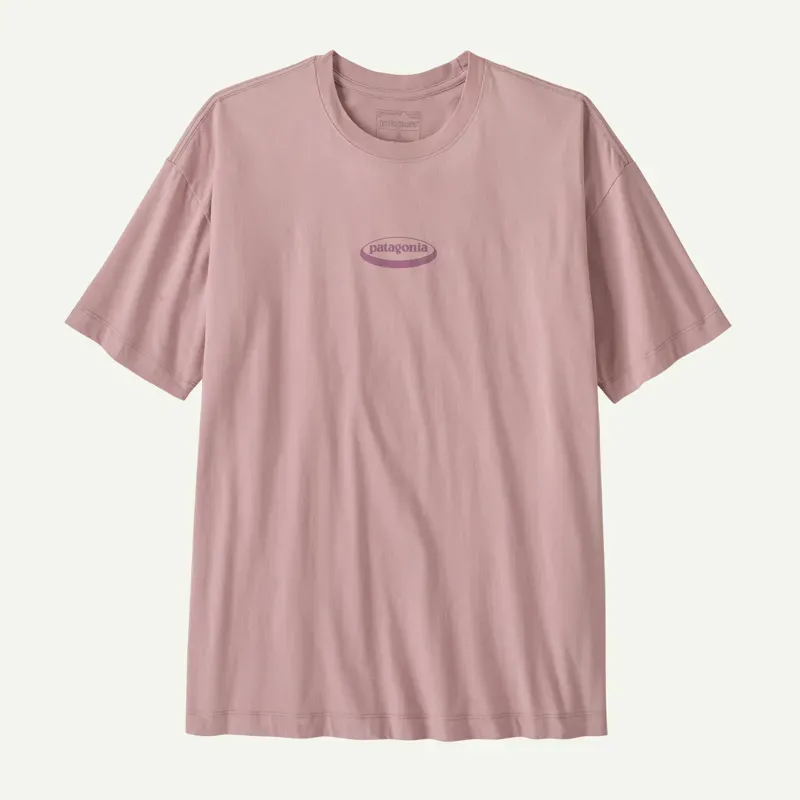 Patagonia Women's 95 Oval Logo Oversized T-Shirt in Quiet Violet