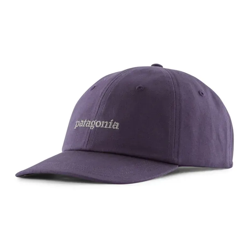 Patagonia Fitz Roy Icon Trad Cap In Text Logo Plummet Purple