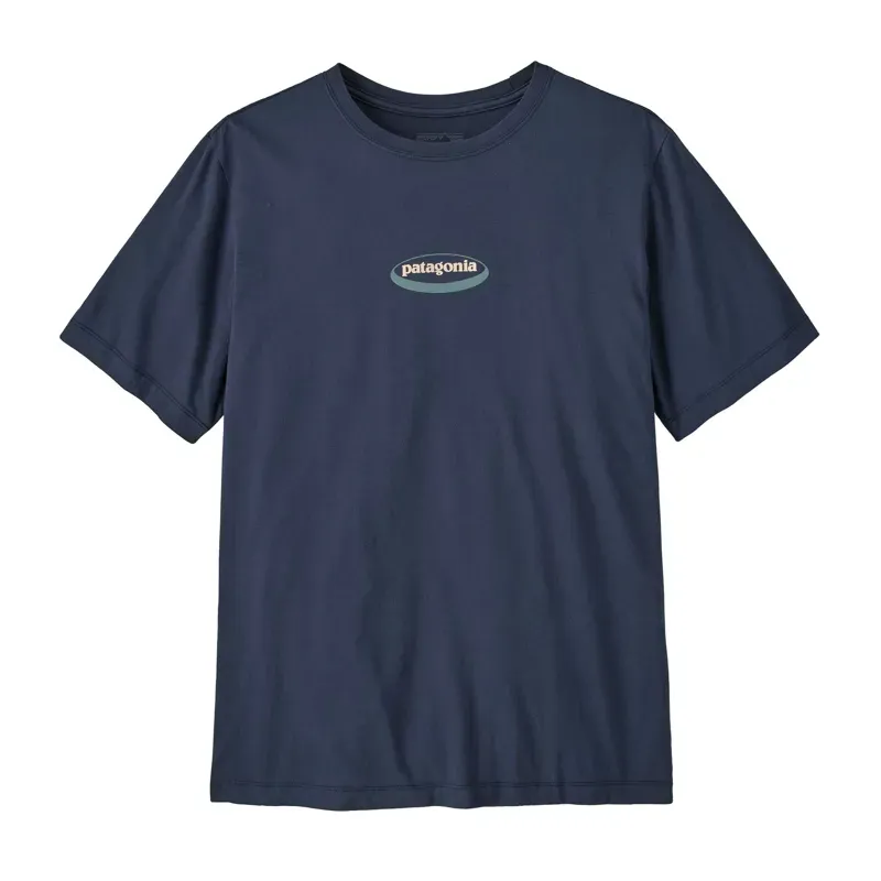 Patagonia '95 Oval Logo T-Shirt in New Navy: Kaleido