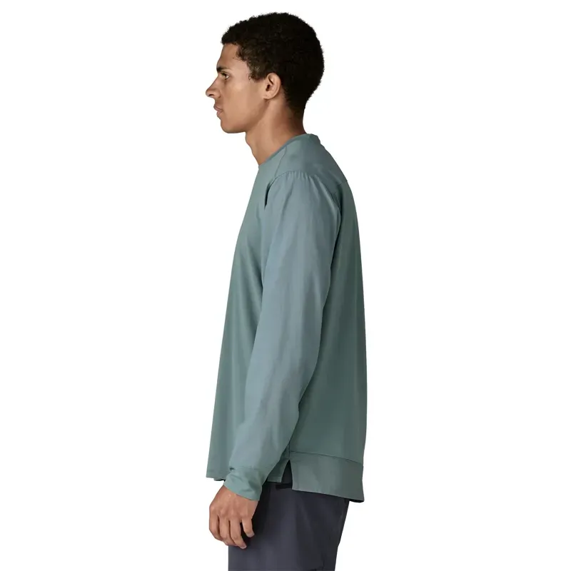 Patagonia Men's Long-Sleeved Dirt Craft Bike Jersey in Blue Sage-4