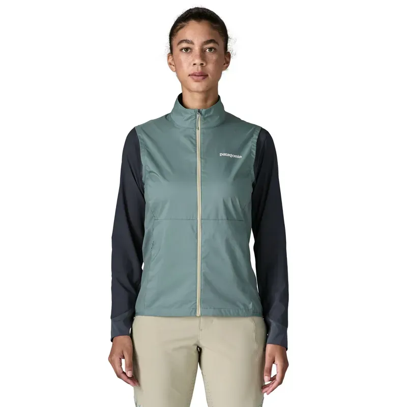 Patagonia Women's Trail Craft Bike Vest in Blue Sage-2