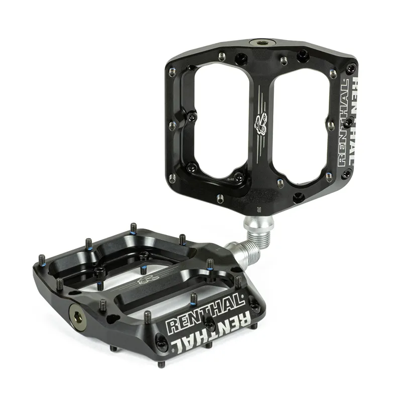 Renthal Revo-F Flat Pedals - Black