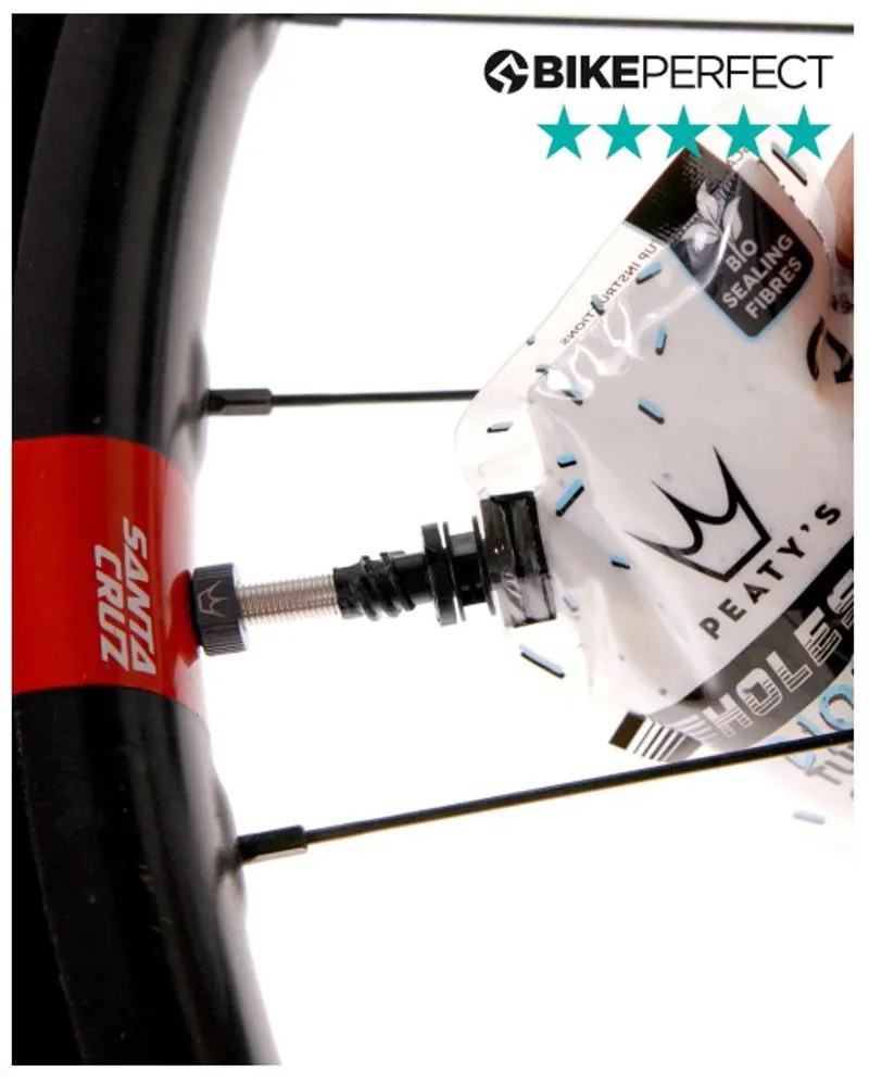 Peaty's Holeshot BioFibre Tubeless Tyre Sealant 120ml Trail Pouch-2
