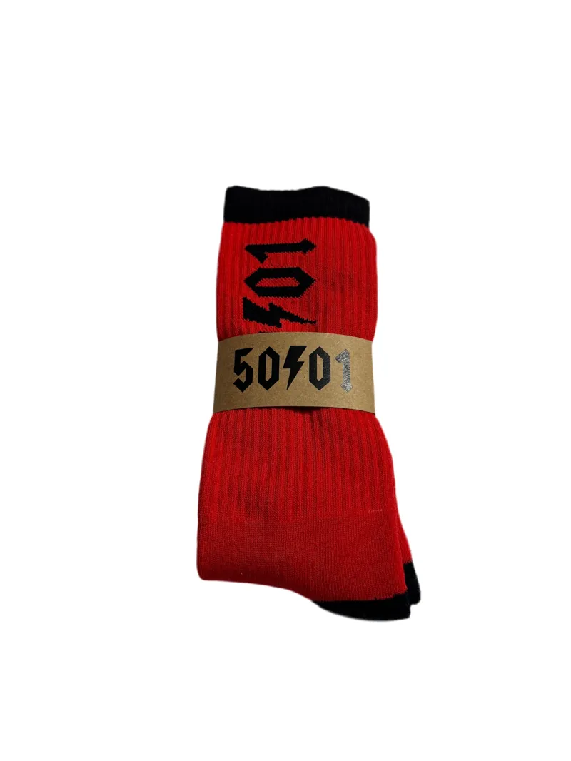 50to01 Red OG Socks-1