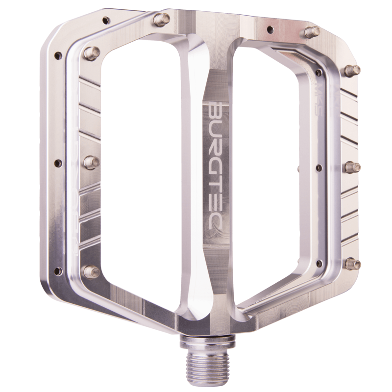 Burgtec Penthouse MK5 Flat Pedal - Silver