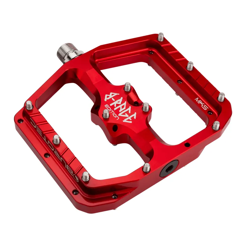 Burgtec Penthouse Flat Mk5 B-Rage Edition Pedals - Race Red