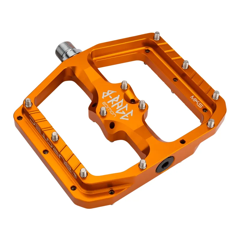Burgtec Penthouse Flat Mk5 B-Rage Edition Pedals - Iron Bro Orange
