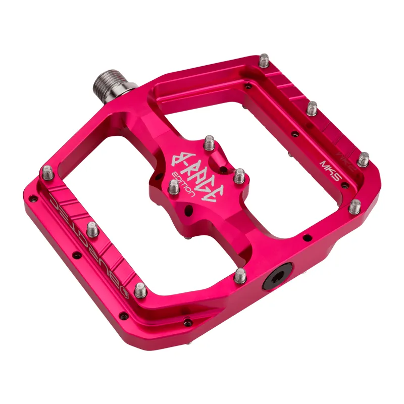 Burgtec Penthouse Flat Mk5 B-Rage Edition Pedals - Toxic Barbie Pink