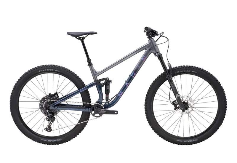 Marin Rift Zone 2 Full Suspension Mountain Bike 27.5 in Grey/Blue - Size Small 