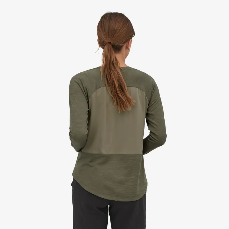 Patagonia Women's Long Sleeve Dirt Craft Jersey - Garden Green-2